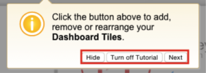 Using the Home Dashboard