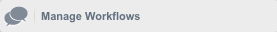 Manage Workflows