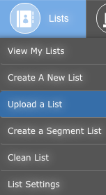 Upload Contact List