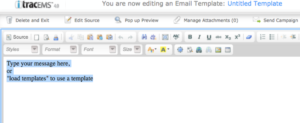 template from an HTML file