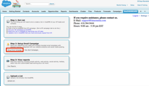 Using the itracMarketer App in Salesforce